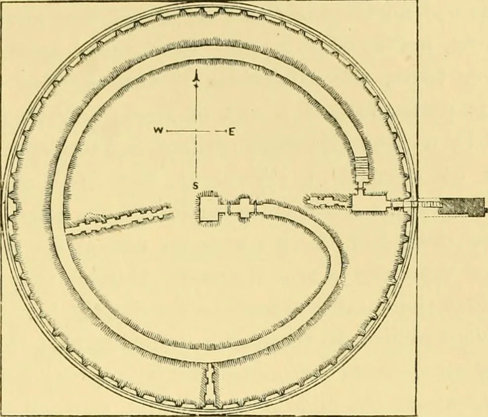 An illustration from A history of architecture in all countries, from the earliest times to the present day, 1902, leaf 408