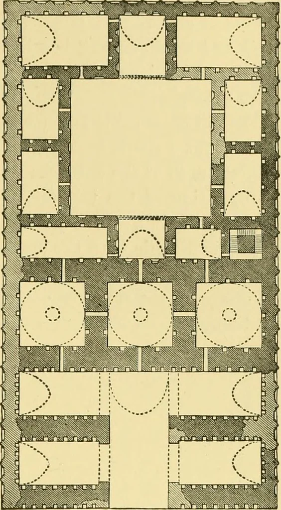 An illustration from A history of architecture in all countries, from the earliest times to the present day, 1902, leaf 432