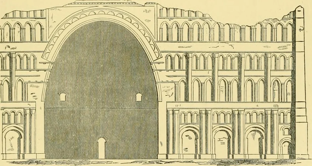 An illustration from A history of architecture in all countries, from the earliest times to the present day, 1902, leaf 434