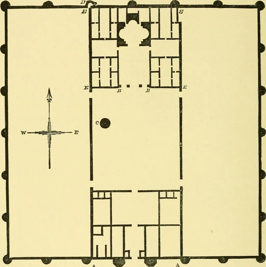 An illustration from A history of architecture in all countries, from the earliest times to the present day, 1902, leaf 435