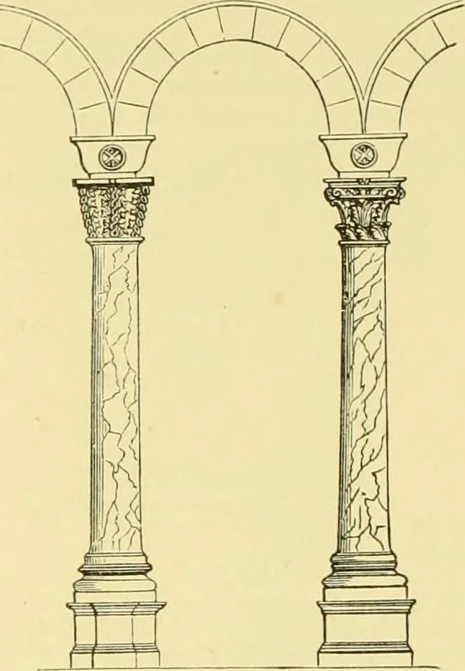 An illustration from A history of architecture in all countries, from the earliest times to the present day, 1902, leaf 456