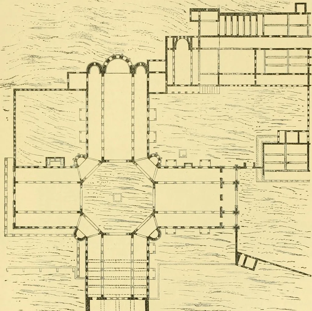 An illustration from A history of architecture in all countries, from the earliest times to the present day, 1902, leaf 458