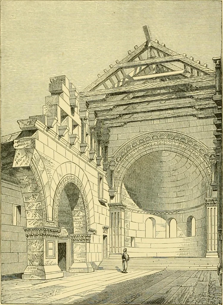 An illustration from A history of architecture in all countries, from the earliest times to the present day, 1902, leaf 460