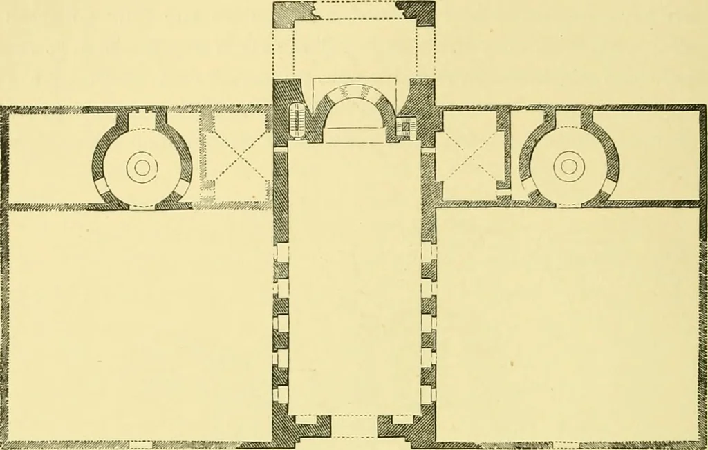 An illustration from A history of architecture in all countries, from the earliest times to the present day, 1902, leaf 463