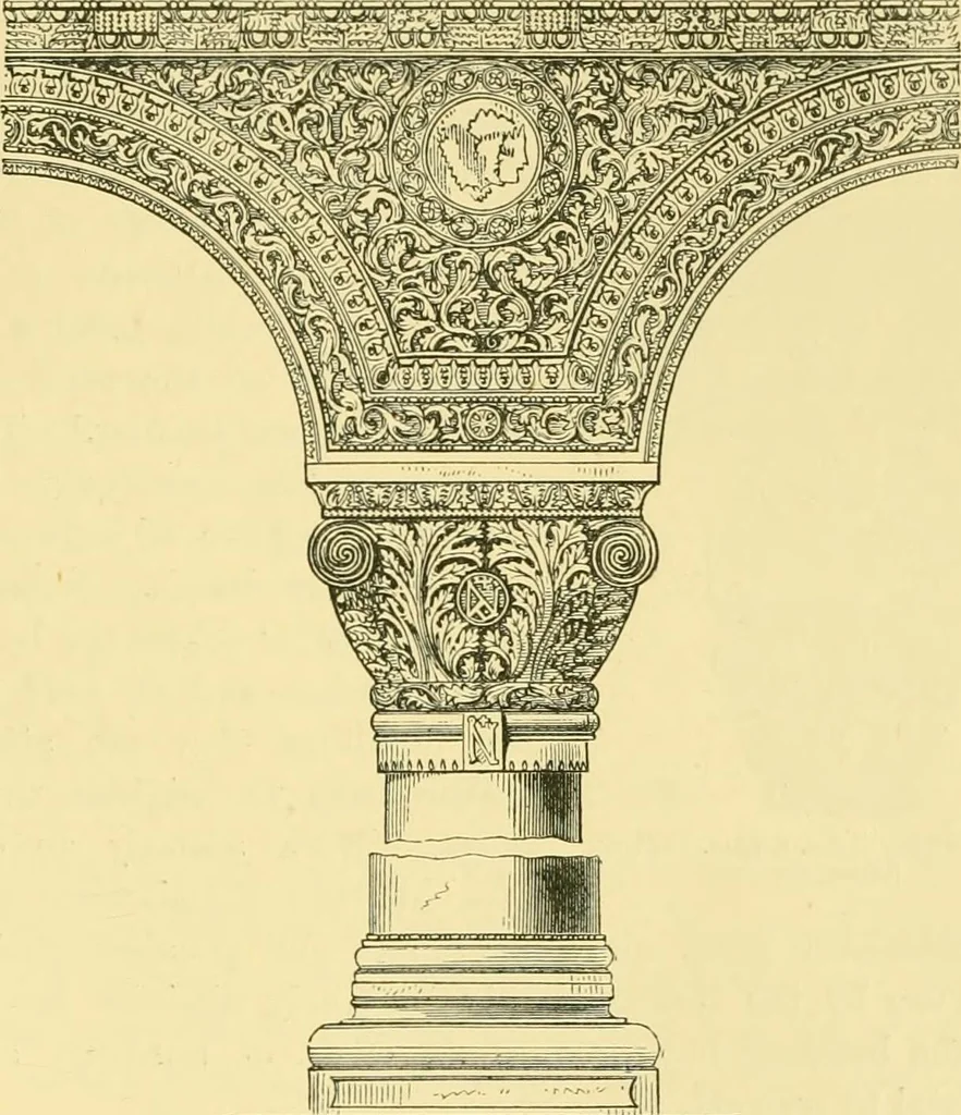 An illustration from A history of architecture in all countries, from the earliest times to the present day, 1902, leaf 480