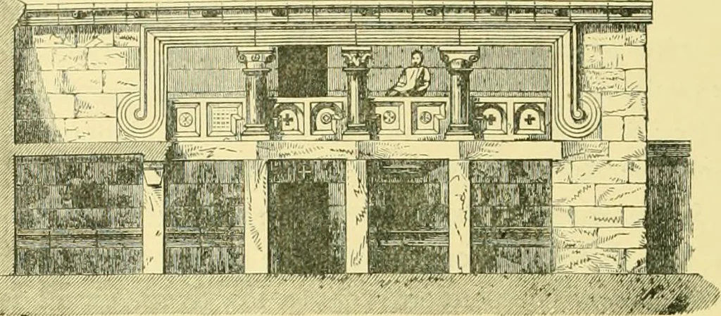 An illustration from A history of architecture in all countries, from the earliest times to the present day, 1902, leaf 483