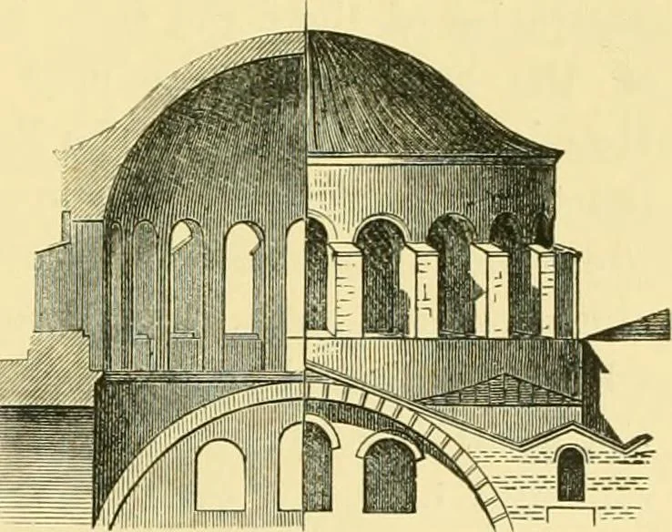 An illustration from A history of architecture in all countries, from the earliest times to the present day, 1902, leaf 488