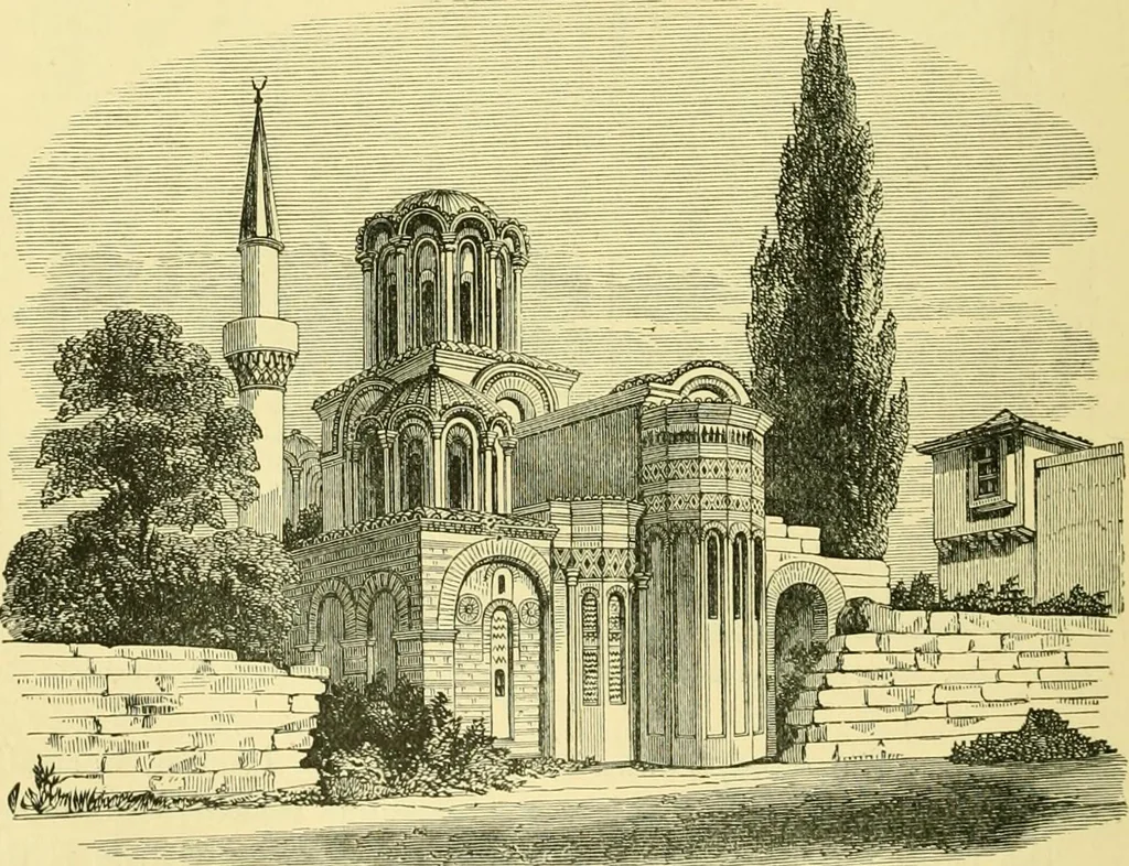 An illustration from A history of architecture in all countries, from the earliest times to the present day, 1902, leaf 493