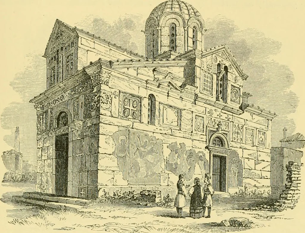 An illustration from A history of architecture in all countries, from the earliest times to the present day, 1902, leaf 496