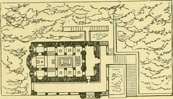 An illustration from A history of architecture in all countries, from the earliest times to the present day, 1902, leaf 497