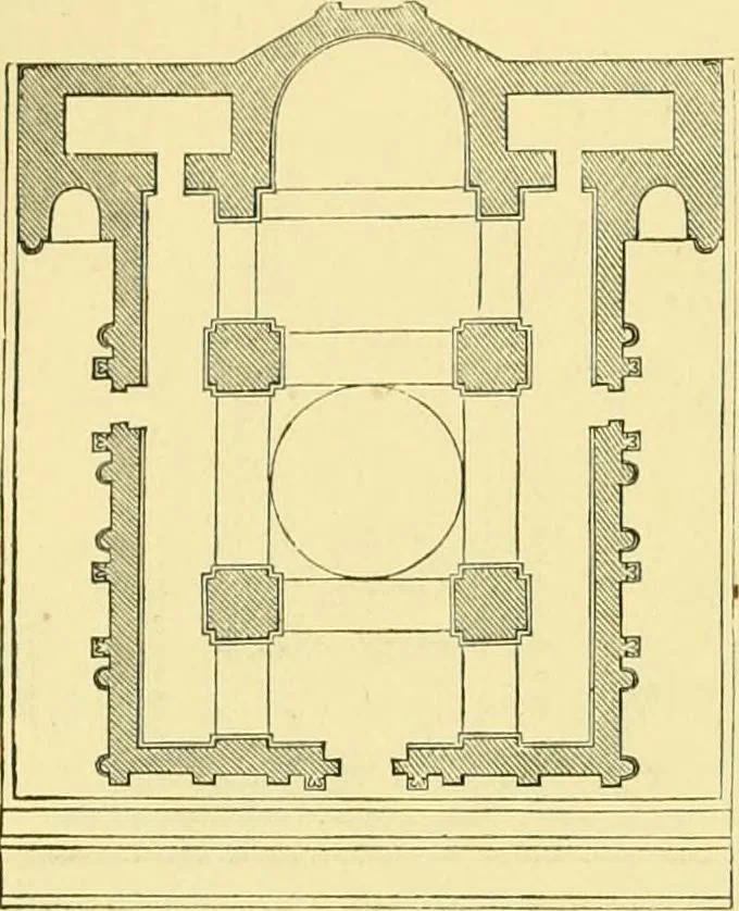 An illustration from A history of architecture in all countries, from the earliest times to the present day, 1902, leaf 503