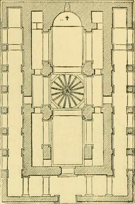 An illustration from A history of architecture in all countries, from the earliest times to the present day, 1902, leaf 504