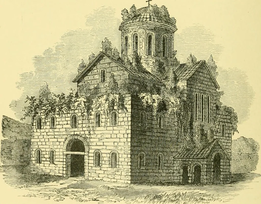 An illustration from A history of architecture in all countries, from the earliest times to the present day, 1902, leaf 505