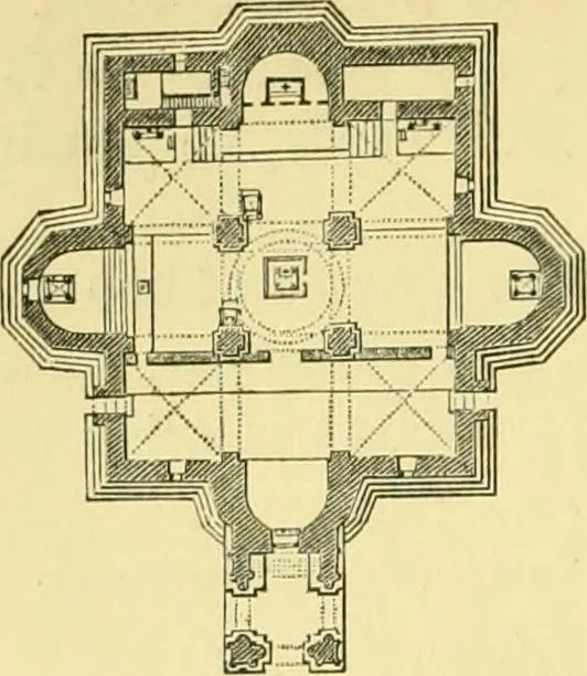 An illustration from A history of architecture in all countries, from the earliest times to the present day, 1902, leaf 507
