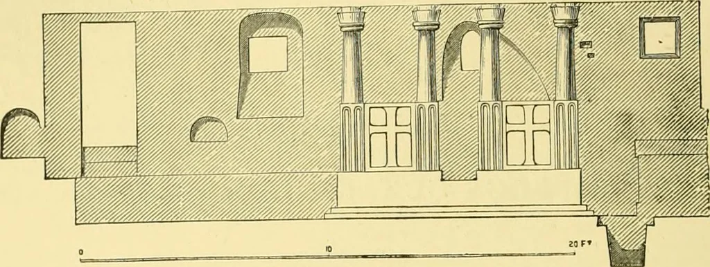 An illustration from A history of architecture in all countries, from the earliest times to the present day, 1902, leaf 517