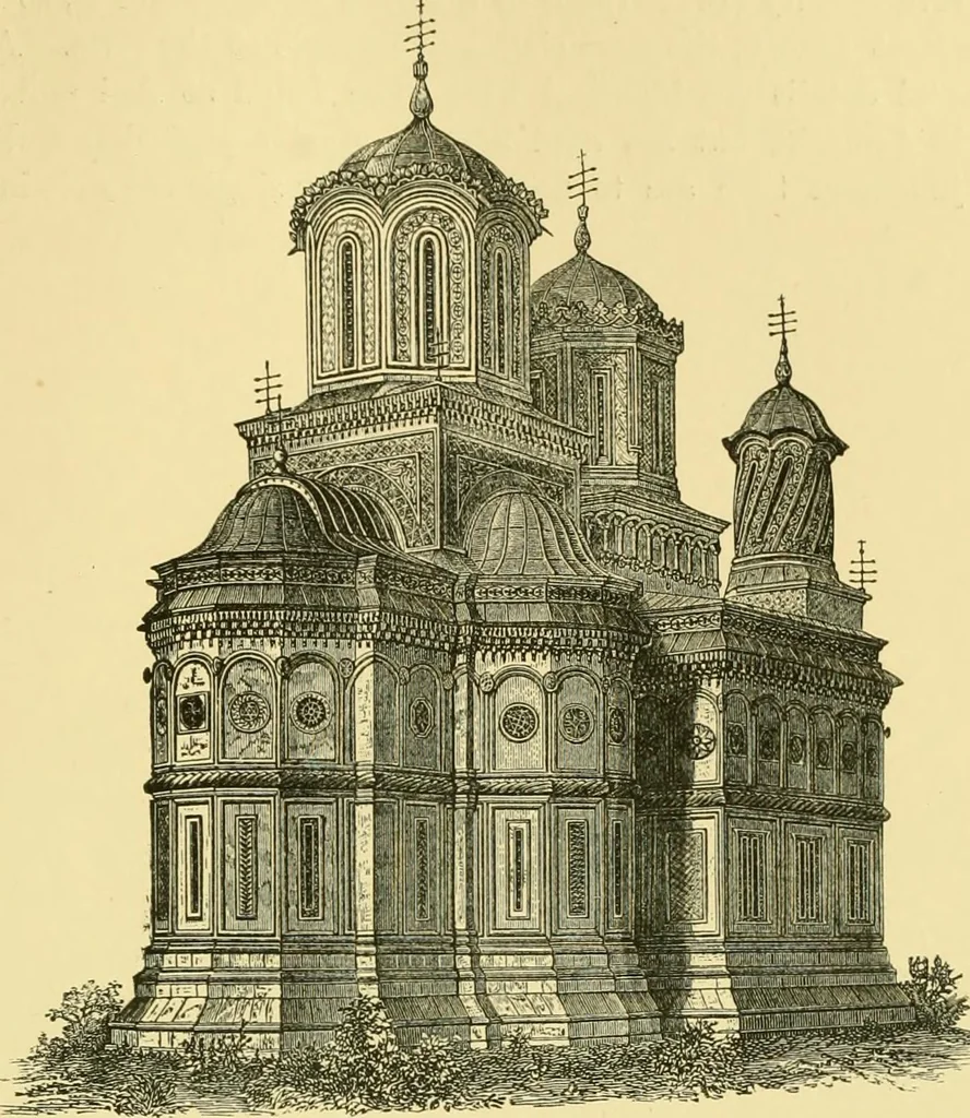 An illustration from A history of architecture in all countries, from the earliest times to the present day, 1902, leaf 530