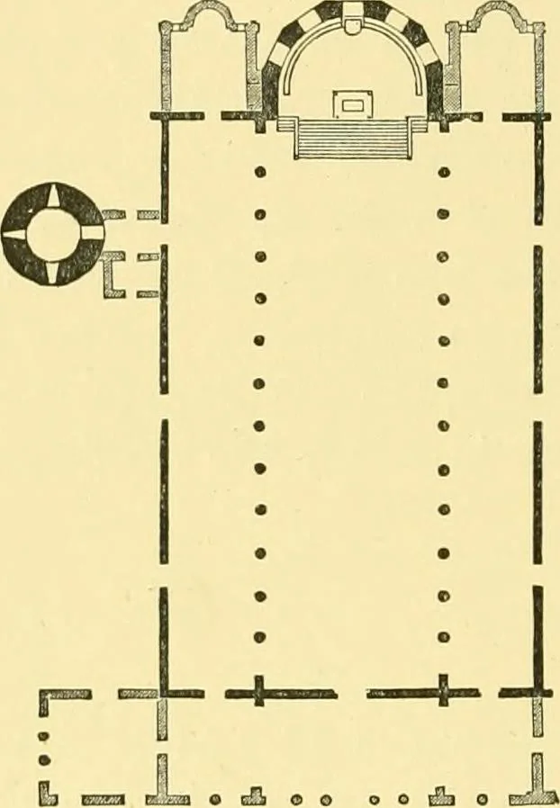 An illustration from A history of architecture in all countries, from the earliest times to the present day, 1902, leaf 563