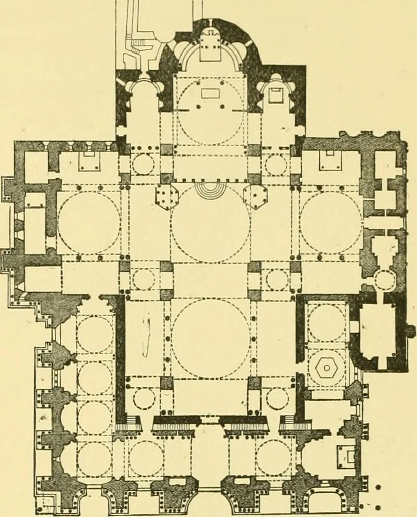 An illustration from A history of architecture in all countries, from the earliest times to the present day, 1902, leaf 566