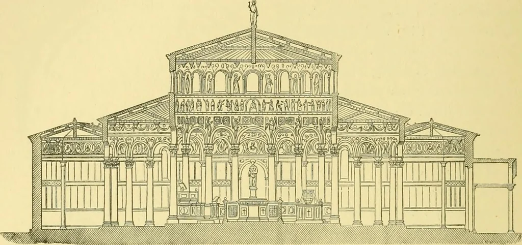 An illustration from A history of architecture in all countries, from the earliest times to the present day, 1902, leaf 581