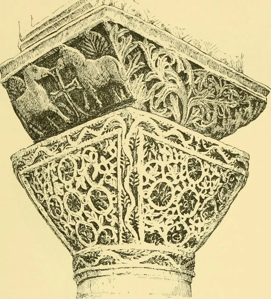 An illustration from A history of architecture in all countries, from the earliest times to the present day, 1902, leaf 584