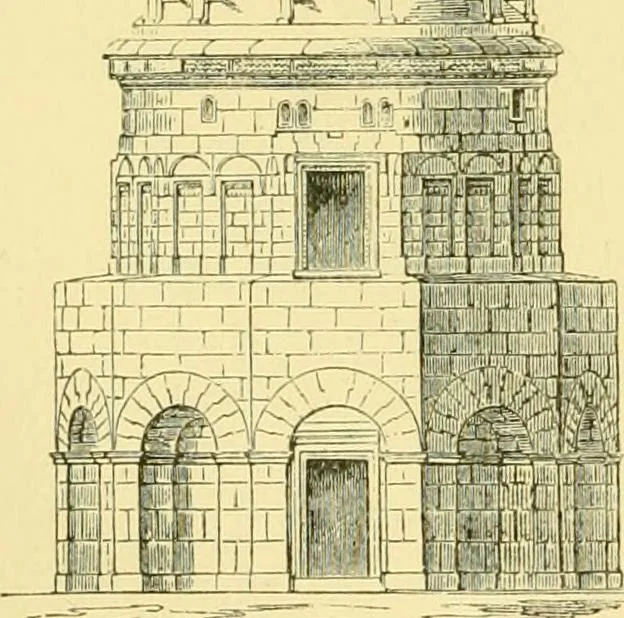 An illustration from A history of architecture in all countries, from the earliest times to the present day, 1902, leaf 589