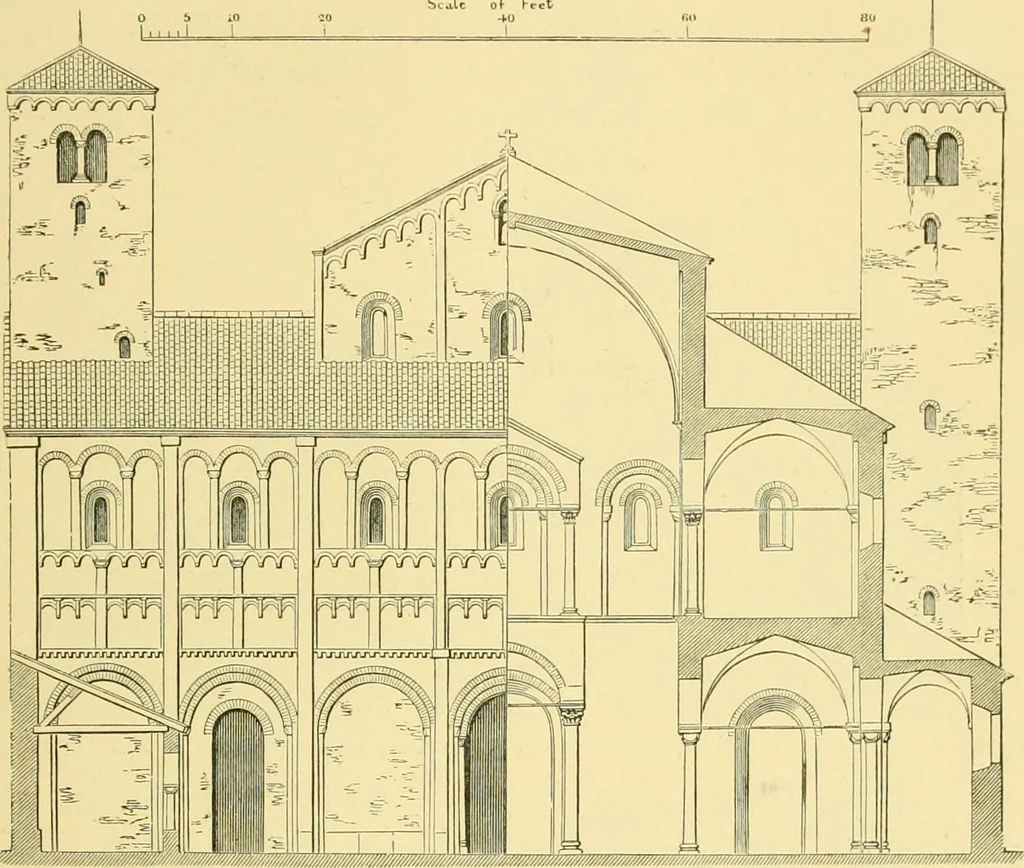 An illustration from A history of architecture in all countries, from the earliest times to the present day, 1902, leaf 598