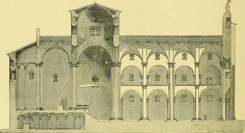 An illustration from A history of architecture in all countries, from the earliest times to the present day, 1902, leaf 599