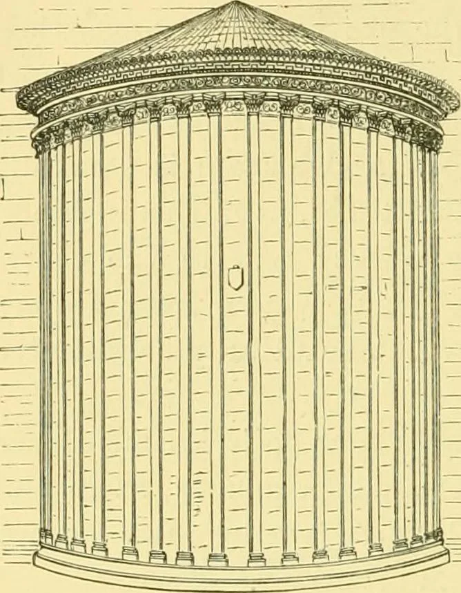 An illustration from A history of architecture in all countries, from the earliest times to the present day, 1902, leaf 605