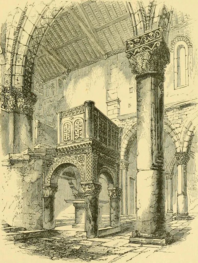 An illustration from A history of architecture in all countries, from the earliest times to the present day, 1902, leaf 608