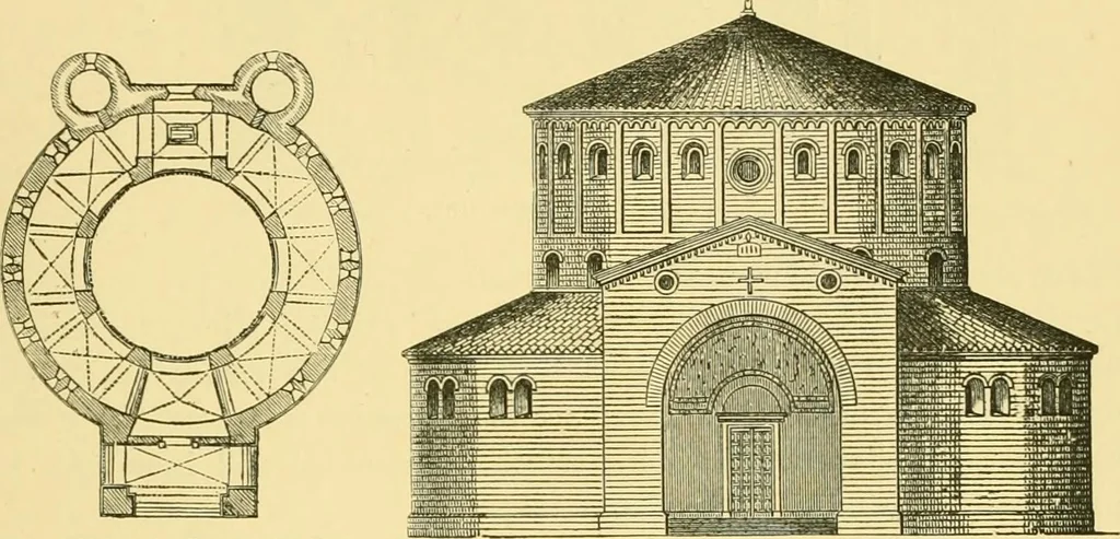 An illustration from A history of architecture in all countries, from the earliest times to the present day, 1902, leaf 610