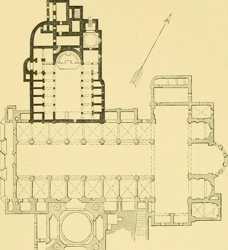 An illustration from A history of architecture in all countries, from the earliest times to the present day, 1902, leaf 618