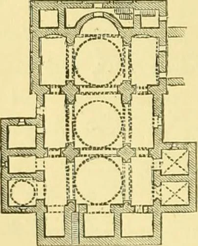 An illustration from A history of architecture in all countries, from the earliest times to the present day, 1902, leaf 635
