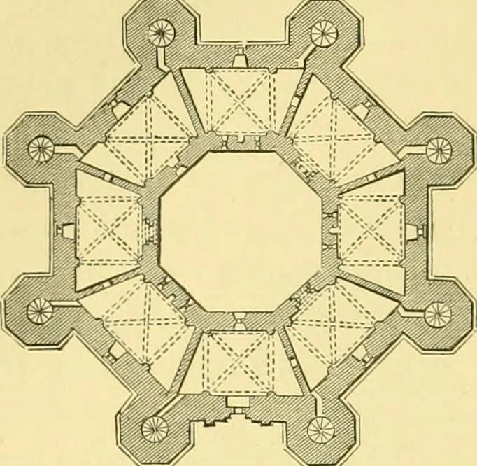 An illustration from A history of architecture in all countries, from the earliest times to the present day, 1902, leaf 641
