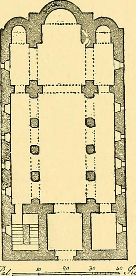 An illustration from A history of architecture in Italy from the time of Constantine to the dawn of the renaissance, 1901, leaf 100