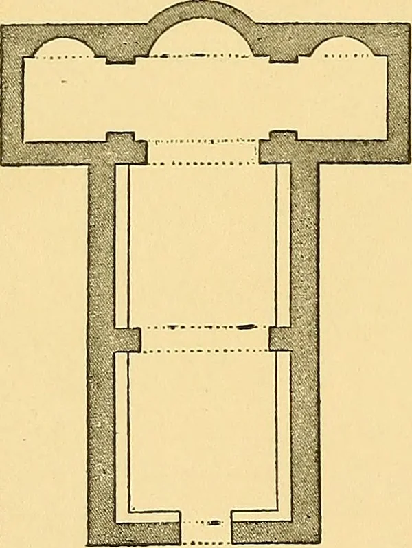 An illustration from A history of architecture in Italy from the time of Constantine to the dawn of the renaissance, 1901, leaf 105