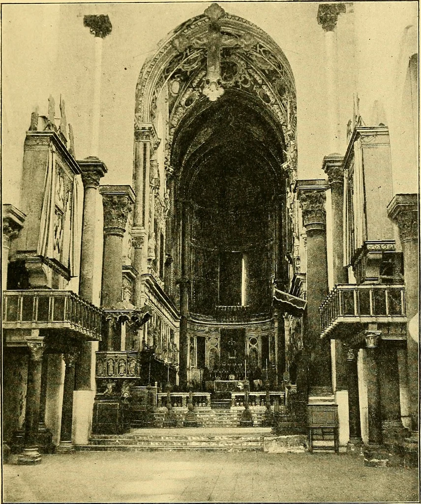 An illustration from A history of architecture in Italy from the time of Constantine to the dawn of the renaissance, 1901, leaf 112