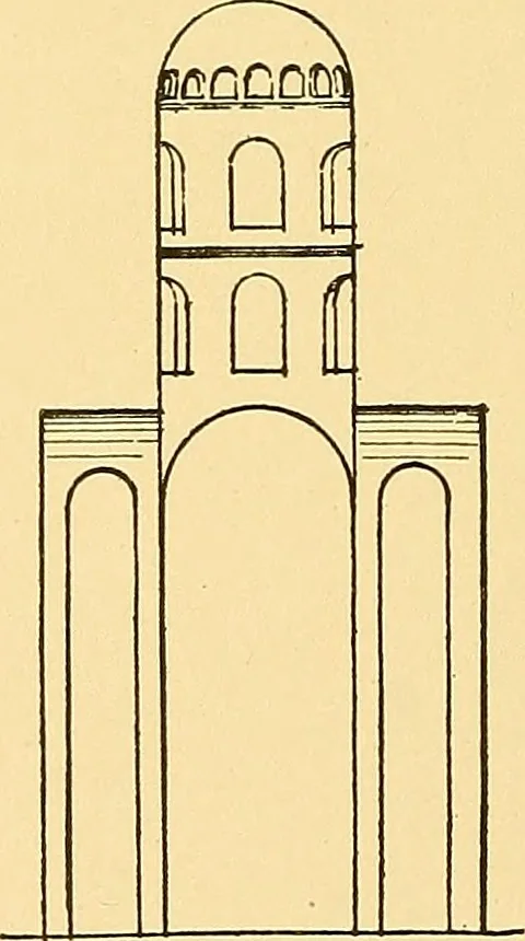 An illustration from A history of architecture in Italy from the time of Constantine to the dawn of the renaissance, 1901, leaf 131