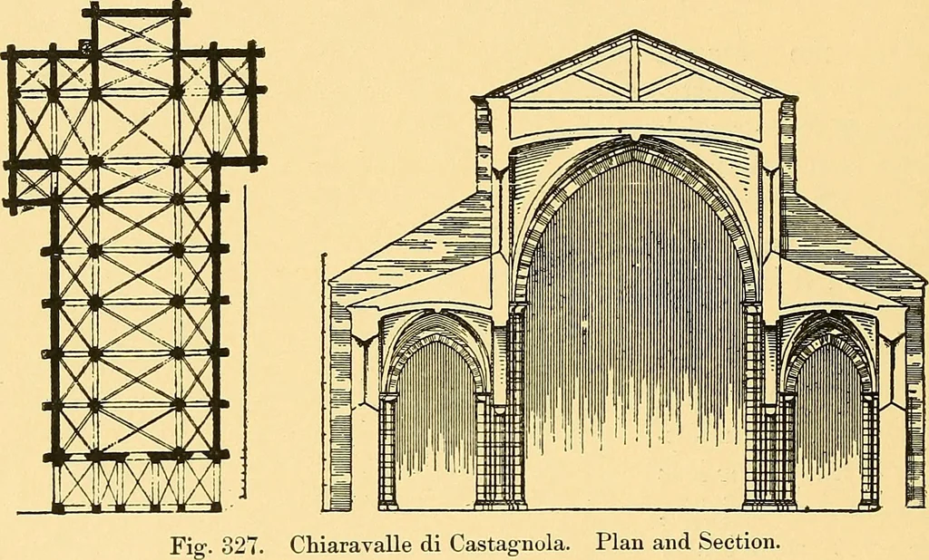 An illustration from A history of architecture in Italy from the time of Constantine to the dawn of the renaissance, 1901, leaf 153