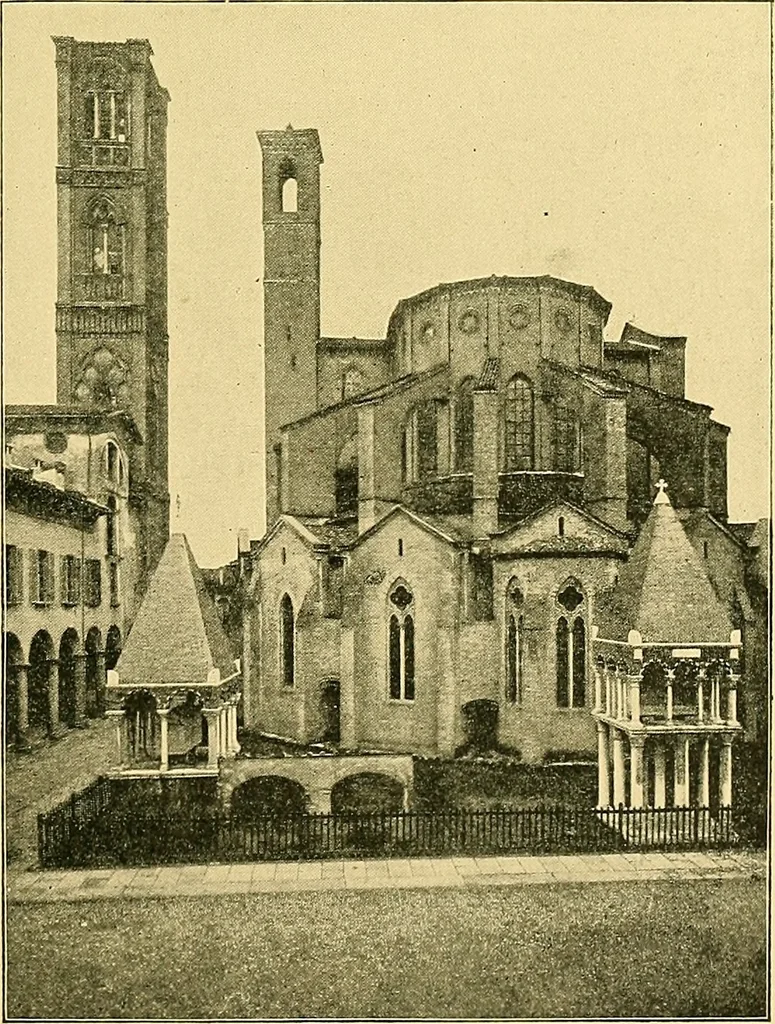 An illustration from A history of architecture in Italy from the time of Constantine to the dawn of the renaissance, 1901, leaf 188