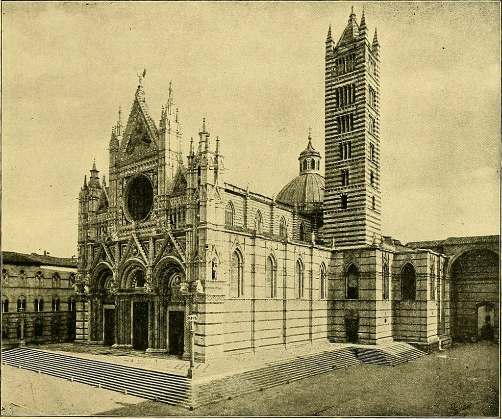 An illustration from A history of architecture in Italy from the time of Constantine to the dawn of the renaissance, 1901, leaf 196