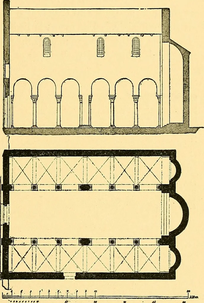 An illustration from A history of architecture in Italy from the time of Constantine to the dawn of the renaissance, 1901, leaf 20