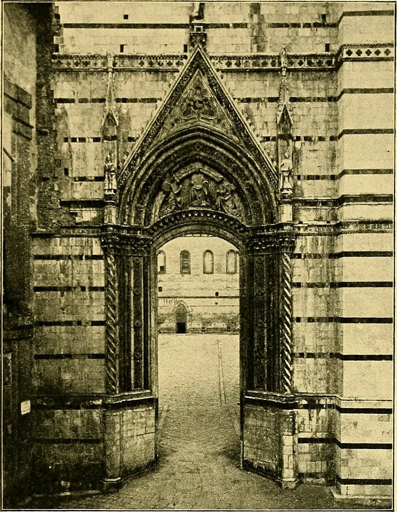 An illustration from A history of architecture in Italy from the time of Constantine to the dawn of the renaissance, 1901, leaf 200
