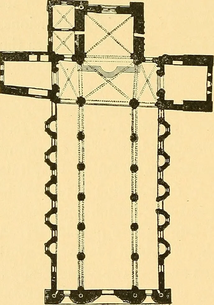 An illustration from A history of architecture in Italy from the time of Constantine to the dawn of the renaissance, 1901, leaf 201