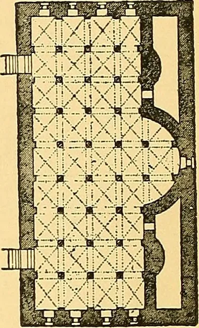 An illustration from A history of architecture in Italy from the time of Constantine to the dawn of the renaissance, 1901, leaf 21