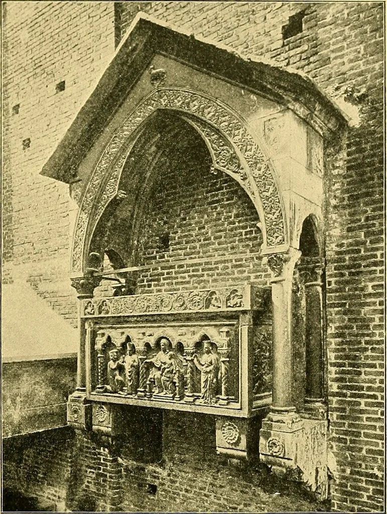 An illustration from A history of architecture in Italy from the time of Constantine to the dawn of the renaissance, 1901, leaf 216