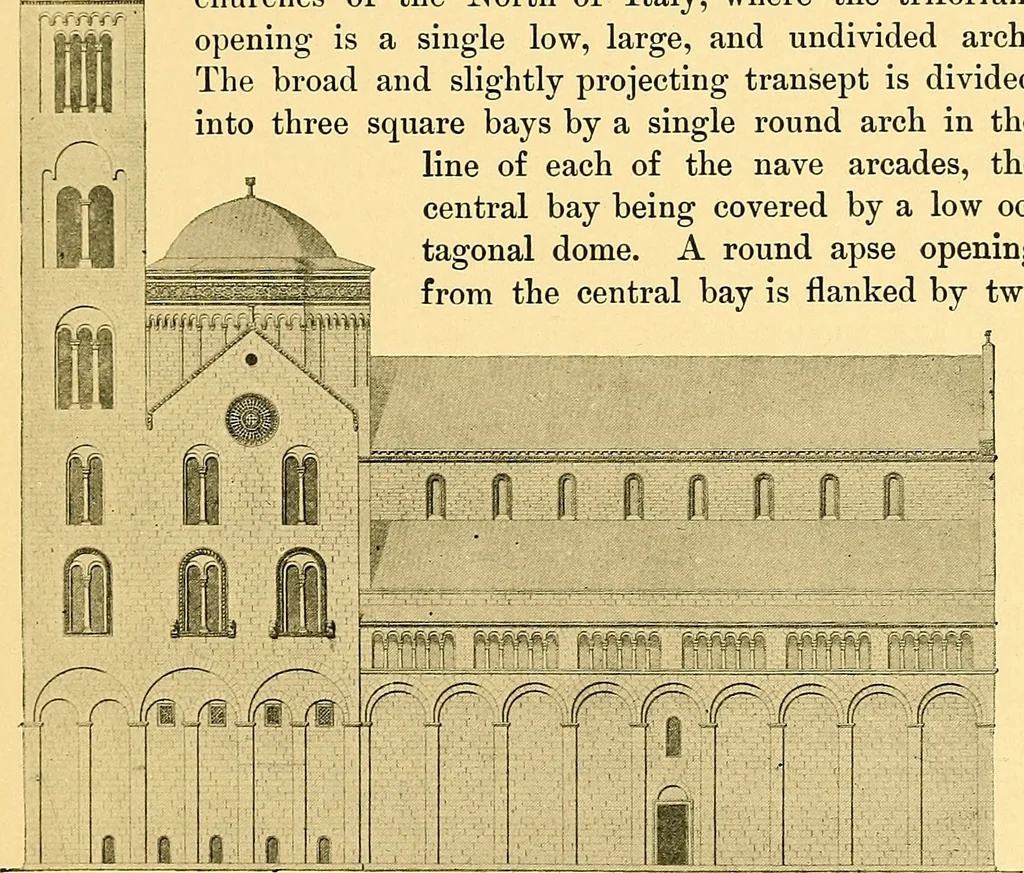 An illustration from A history of architecture in Italy from the time of Constantine to the dawn of the renaissance, 1901, leaf 22