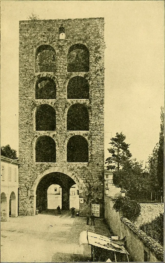 An illustration from A history of architecture in Italy from the time of Constantine to the dawn of the renaissance, 1901, leaf 252