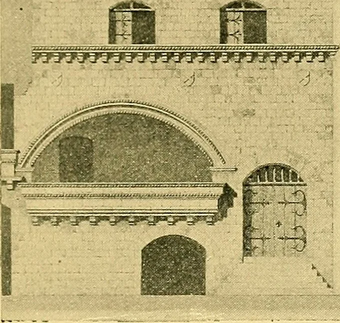 An illustration from A history of architecture in Italy from the time of Constantine to the dawn of the renaissance, 1901, leaf 278