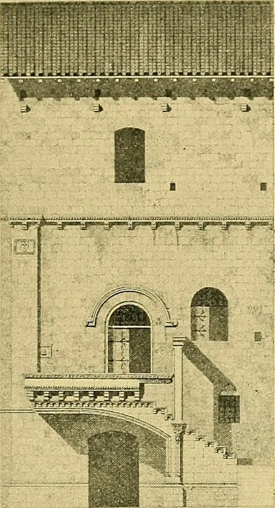 An illustration from A history of architecture in Italy from the time of Constantine to the dawn of the renaissance, 1901, leaf 278