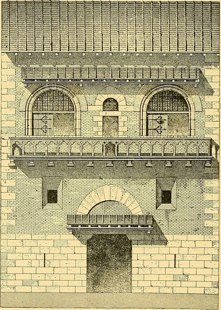 An illustration from A history of architecture in Italy from the time of Constantine to the dawn of the renaissance, 1901, leaf 279